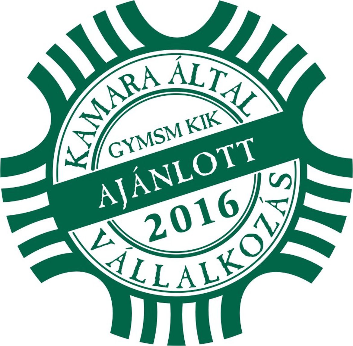 Kamara által ajánlott vállalkozás - 2016