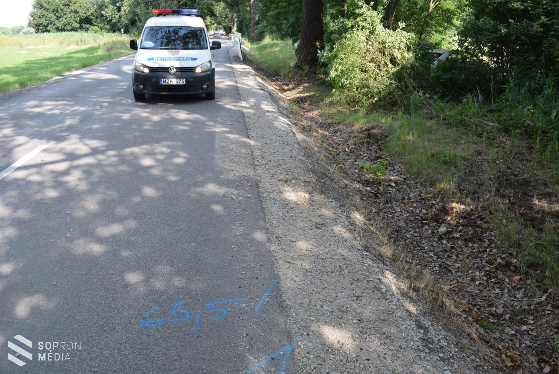 Nem megfelelő sebességgel közlekedett, balesetet lett a vége