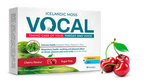 Vocal szopogató tabletta Cseresznye (24x) termék kép