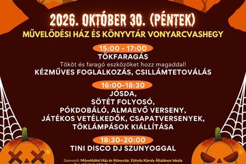 Tökfaragó délután és halloween party szolgáltatás képe