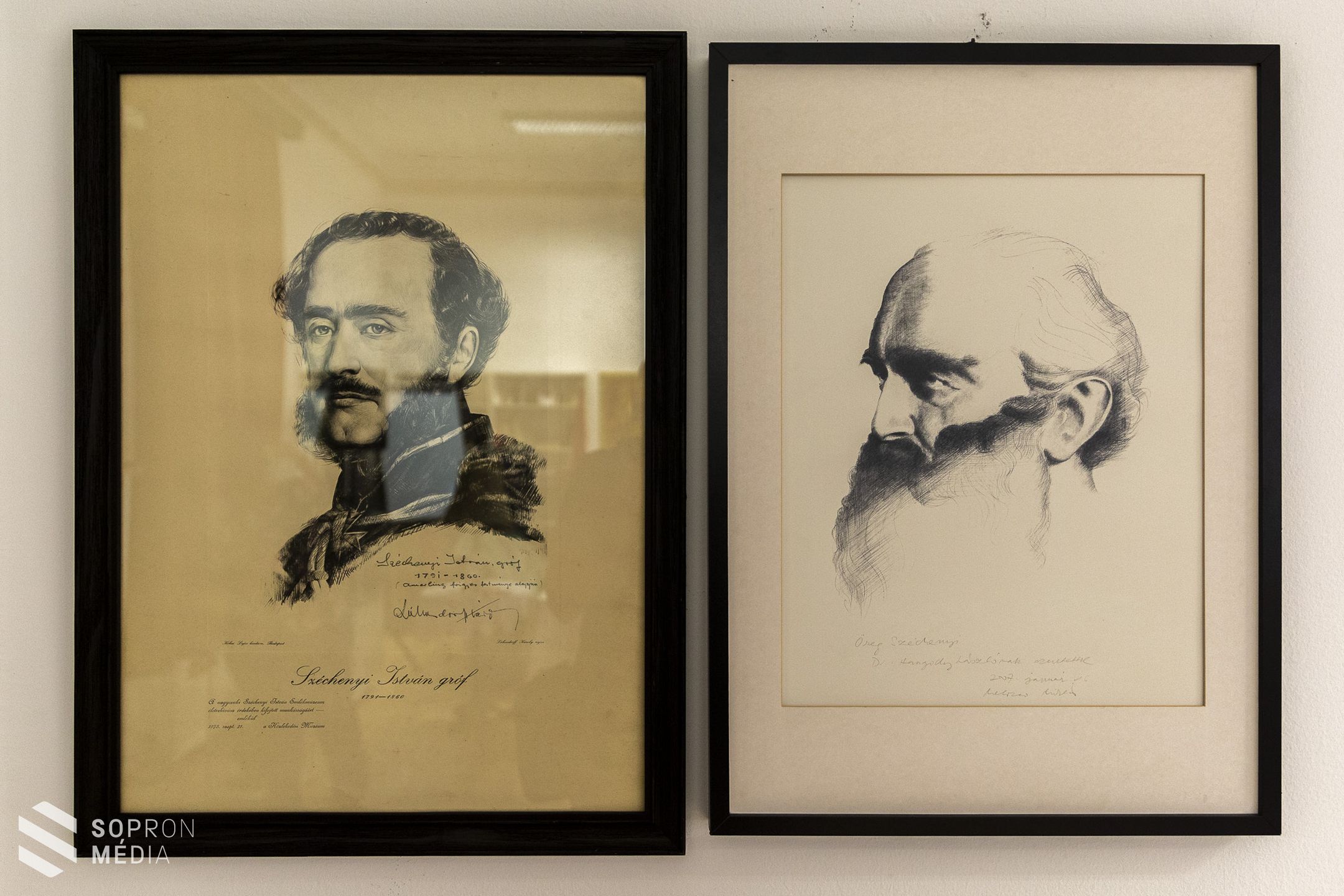 Széchenyi-relikviák először Sopronban