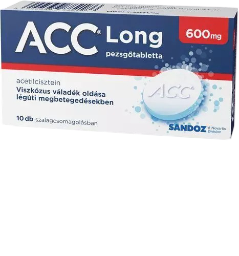 ACC long 600 mg pezsgőtabletta (10x tasakban)