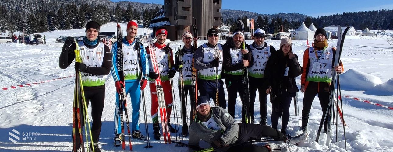 Soproni egyetemisták az Európai Erdészeti Északi Síversenyen