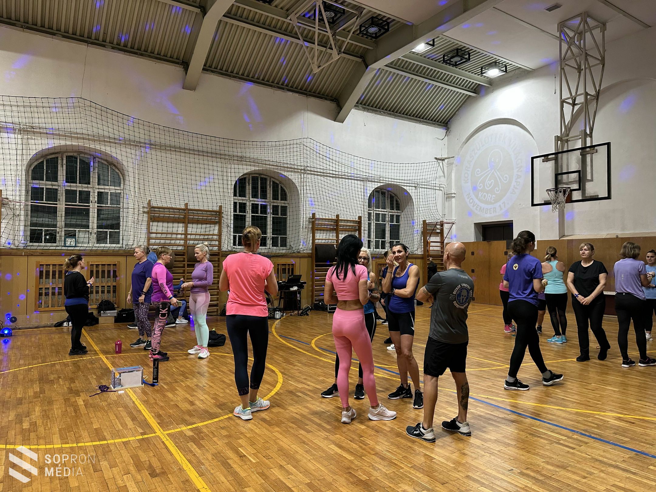 Jótékonysági edzés - a diabétesz és a  koraszülöttek világnapját támogatták a résztvevők