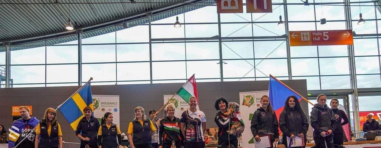 Európa-bajnok lett a soproni versenyzővel induló dog dancing csapat