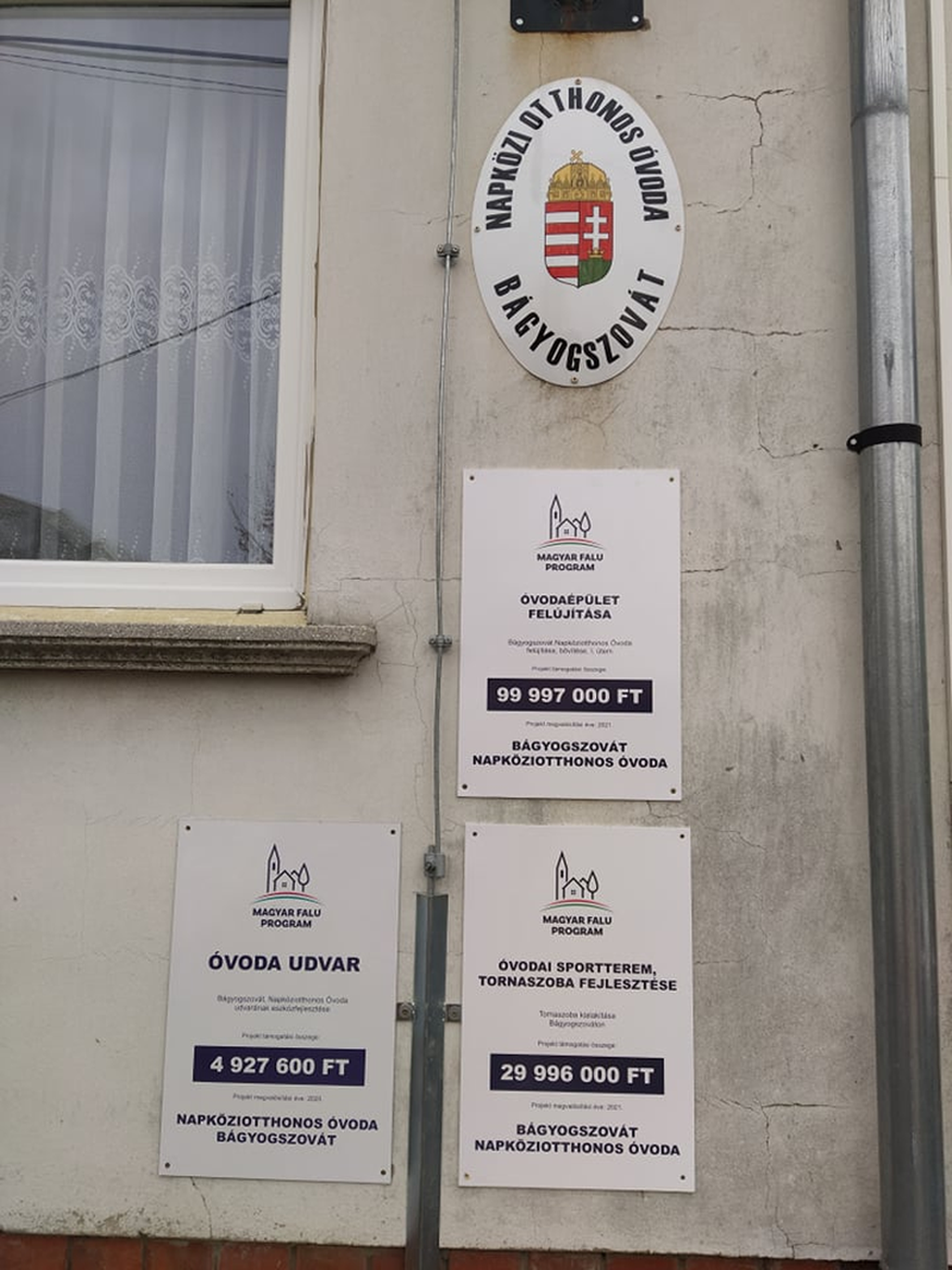 Bágyogszovát Napköziotthonos Óvoda felújítása, bővítése, I.ütem (MFPOEF/ 2020 kódszámú pályázati kiírás keretében)