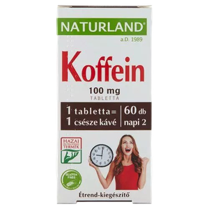 Naturland Koffein tabletta (60x) termék kép