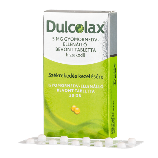 Dulcolax  5 mg gyomornedv-ellenálló bevont tabl. (30x)