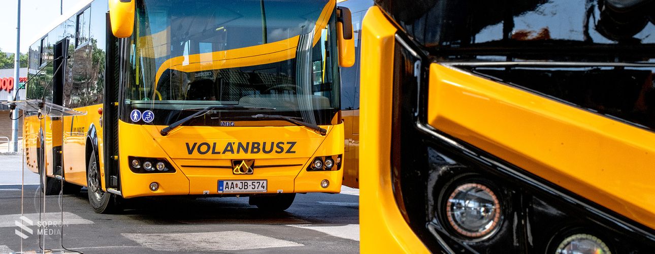 Jelentős jármű-fiatalítás a Volánbusz Győr-Moson-Sopron vármegyei flottájában