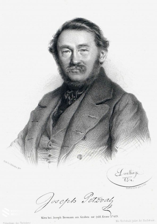 Adolf Dauthage: Josef Maximilian Petzval (1854) 
