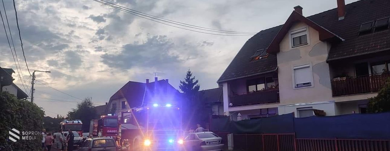 Tűz ütött ki egy soproni lakásban