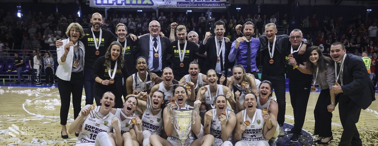 Hazai pályán nyerte meg a bajnokságot a Sopron kosárlabdacsapata