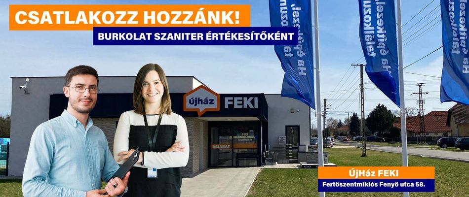 Burkolat-szaniter értékesítő