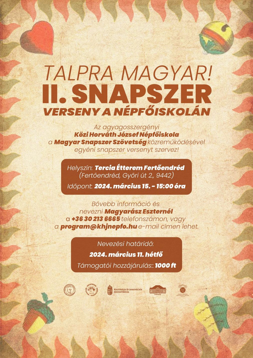 II. Snapszerverseny a Népfőiskolán!