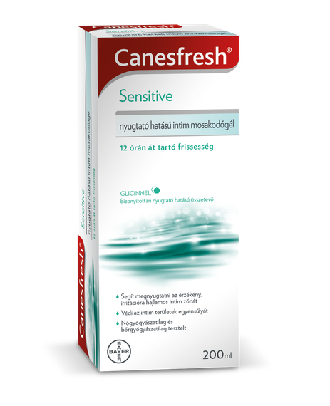 CanesFresh intim mosakodó gél sensitive (200ml)