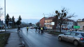 A járőrök segítik a gyermekek biztonságos közlekedését Csornán