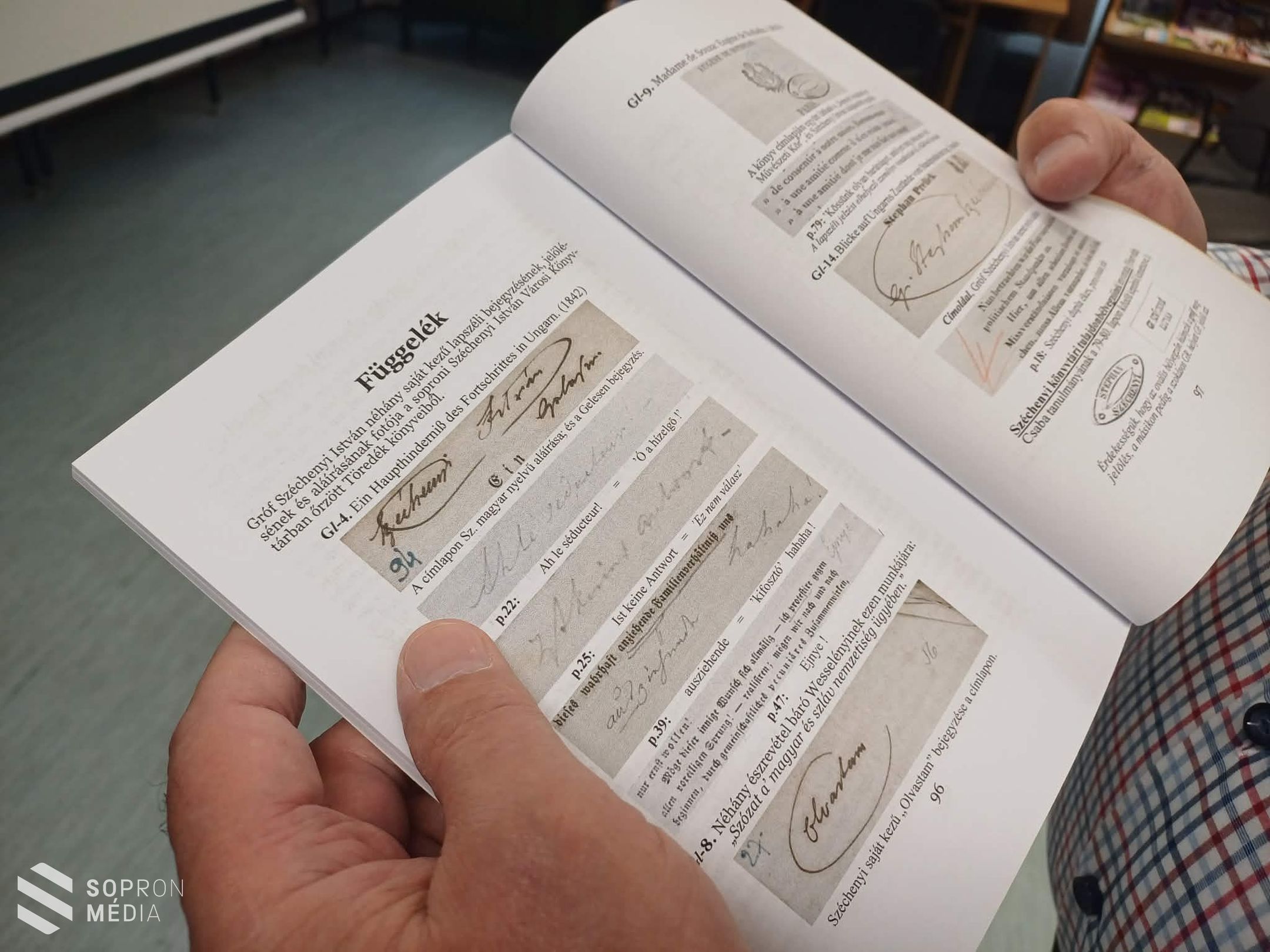 Könyvbemutató Sopronban: Széchenyi széljegyzetei kapták a főszerepet
