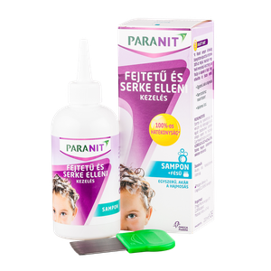 Paranit fejtetű és serke elleni sampon+fésű (200ml) termék kép