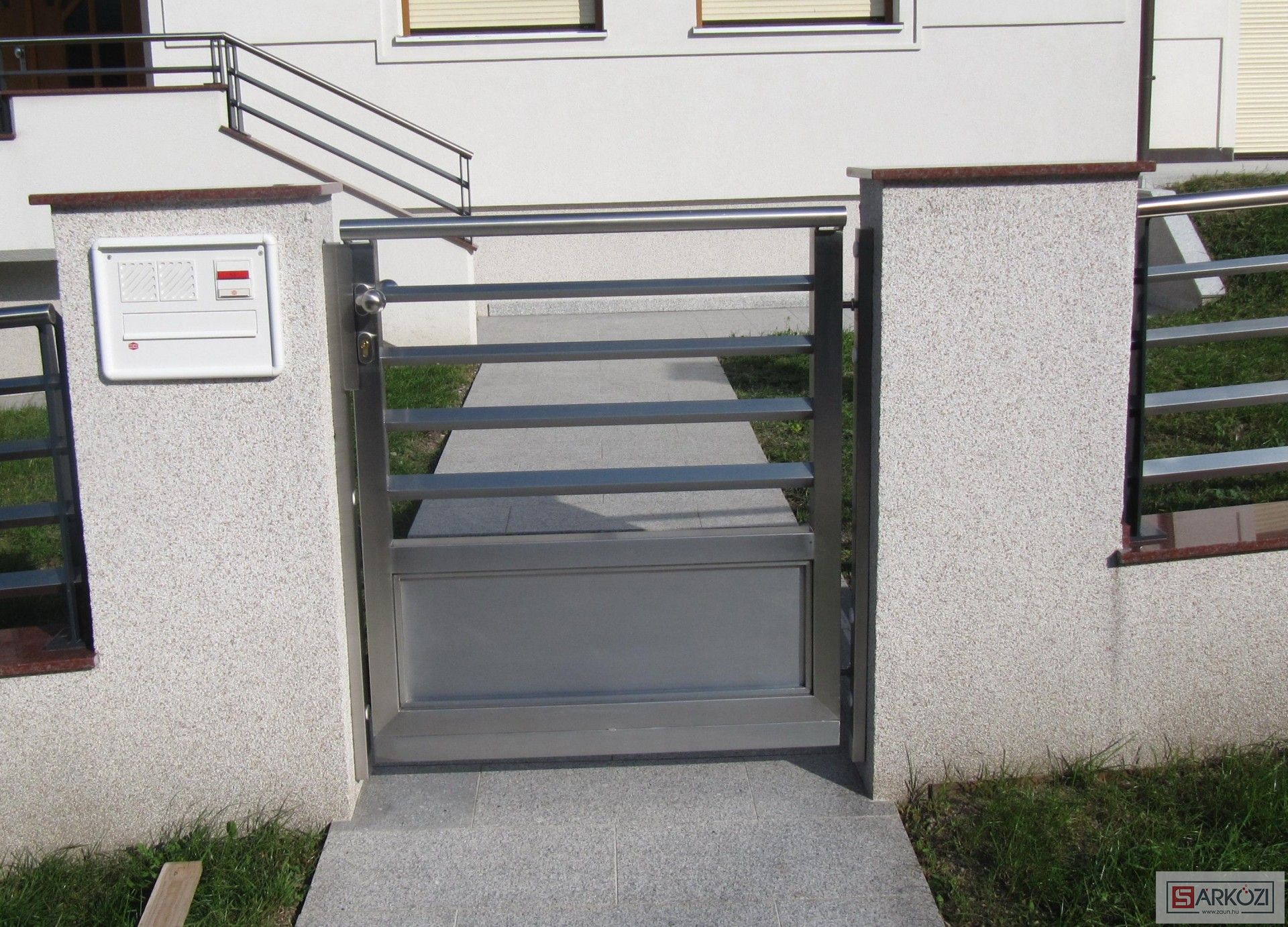 Edelstahl Zaun 05
