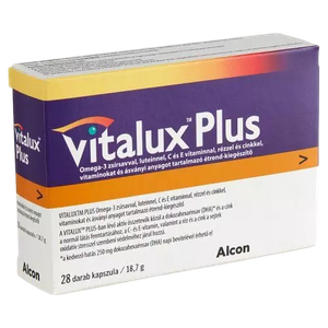 Vitalux Plus Omega-3 lutein 10 mg étr.kapszula (28x) termék kép