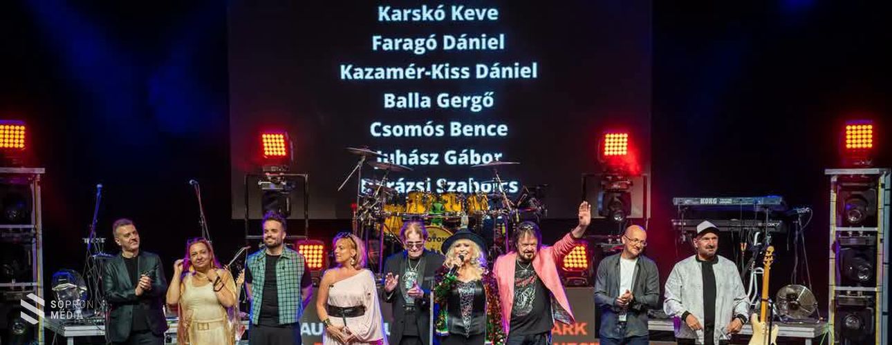 Fergeteges koncertet adtak Fertőrákoson a Neoton Família Sztárjai