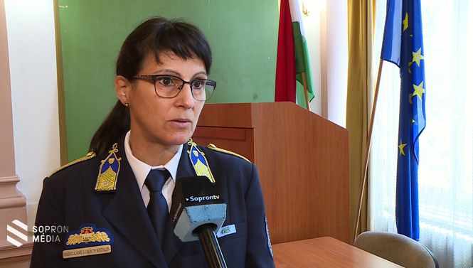 Babelláné Lukács Katalin, a Soproni Rendőrkapitányság kiemelt bűnmegelőzési főelőadója