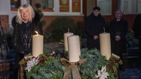 Advent negyedik gyertyáját gyújtják meg a Jerevánon
