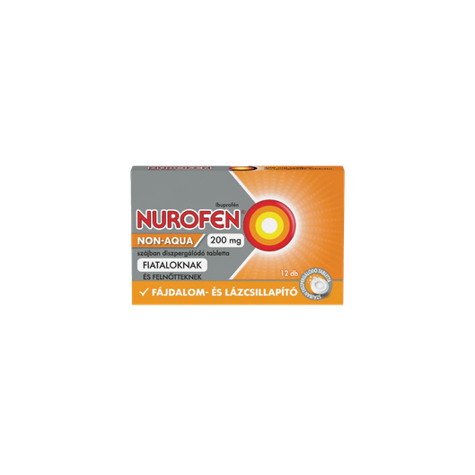Nurofen Non-Aqua 200mg szájban diszperg.tabletta (12x)