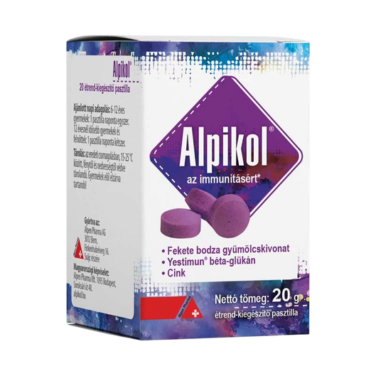 Alpikol étrendkiegészítő pasztilla (20x)