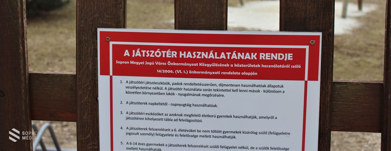 Vigyázzunk közösen a város játszótereire!