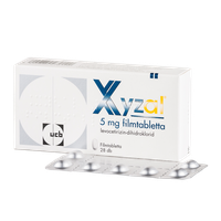Xyzal 5 mg filmtabletta (28x)