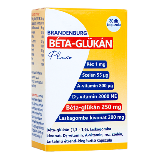 Brandenburg B-glükán Plusz tabletta (30x)