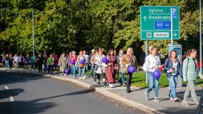 Sétával hívták fel a figyelmet a demenciára Sopronban