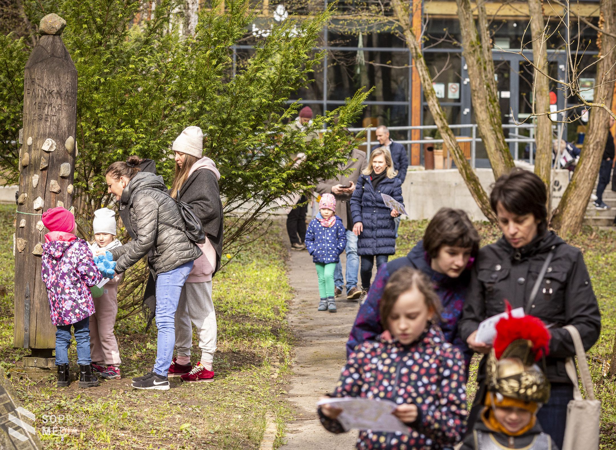 Tojáskeresés a Botanikus Kertben