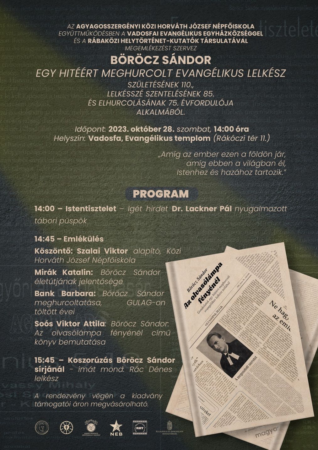 Böröcz Sándor emlékünnepség