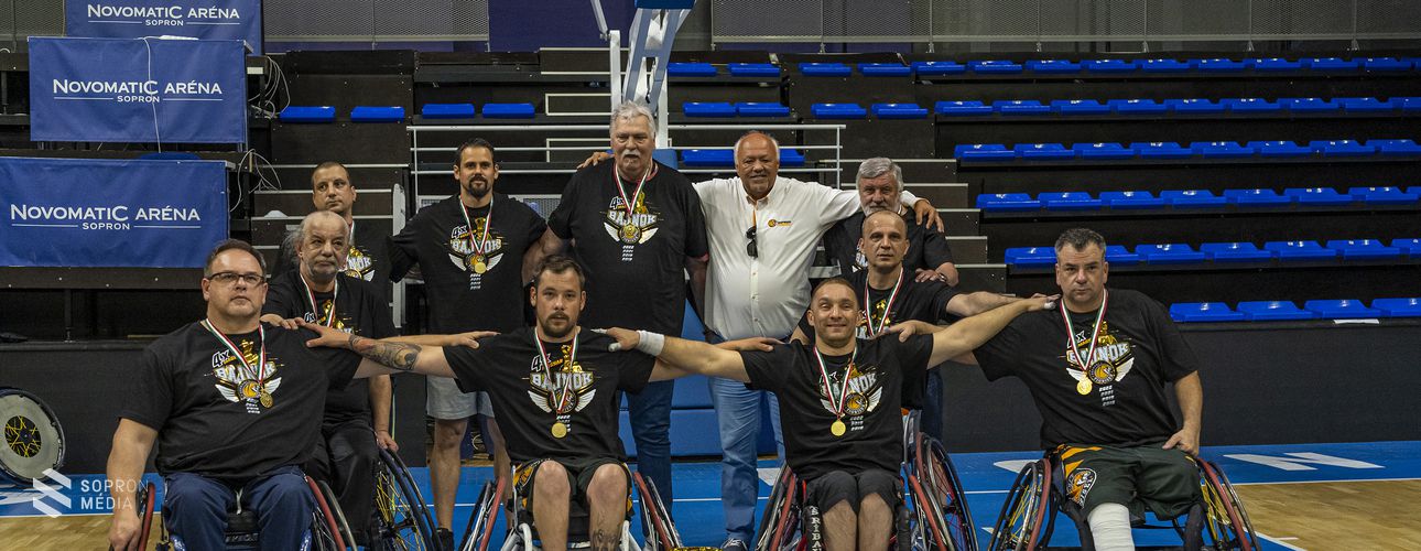 Magyar bajnok a Soproni Tigrisek kerekesszékes csapata