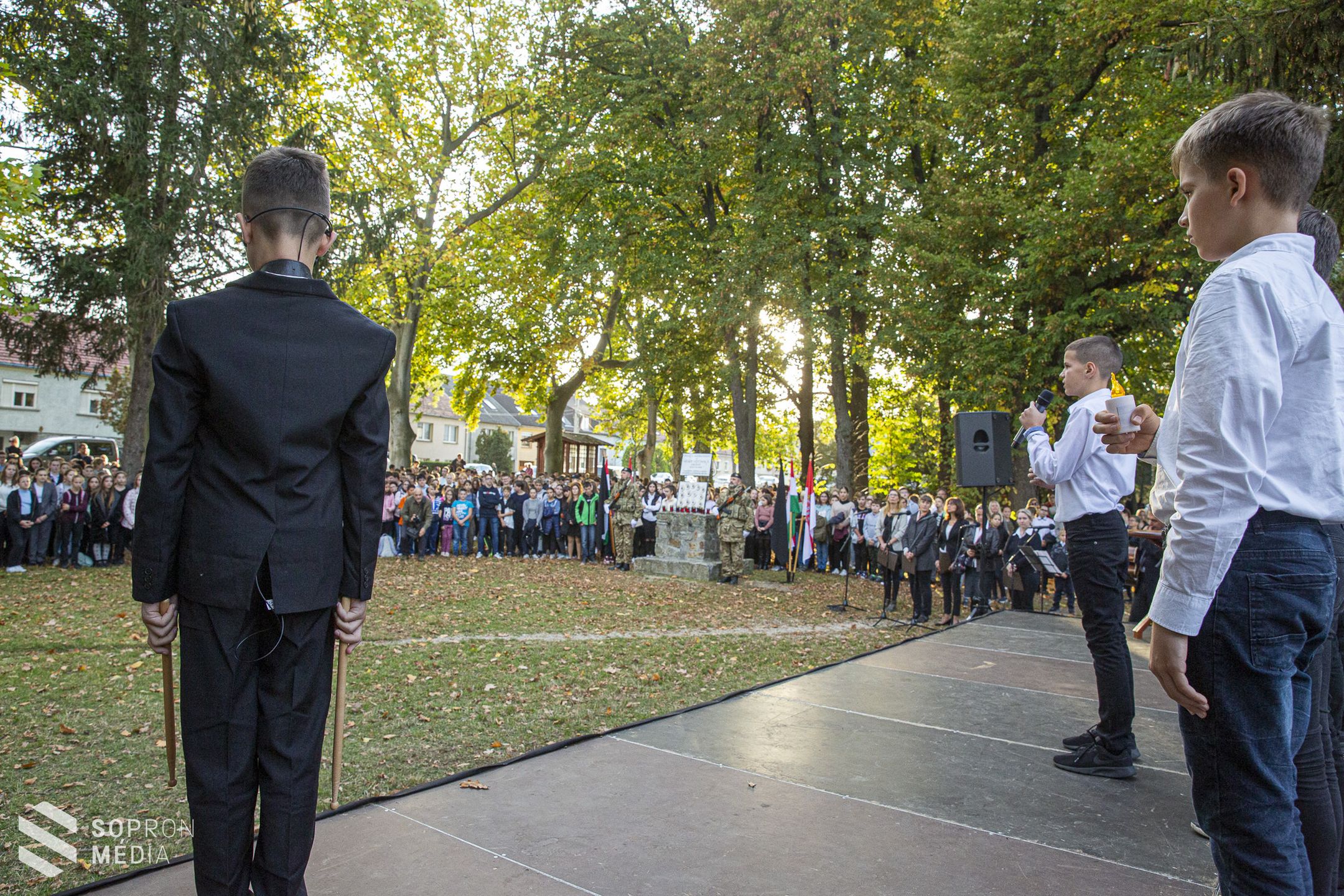 Az aradi vértanúk emléke előtt tisztelgett Sopron