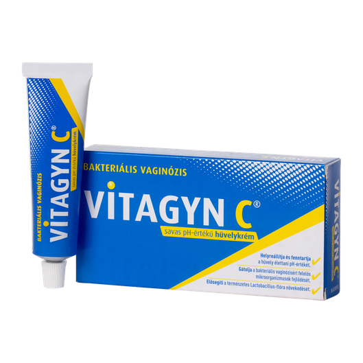 Vitagyn C hüvelykrém + 6 applikátor (30g)