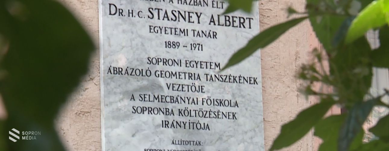 Emléktáblát avattak Sopronban