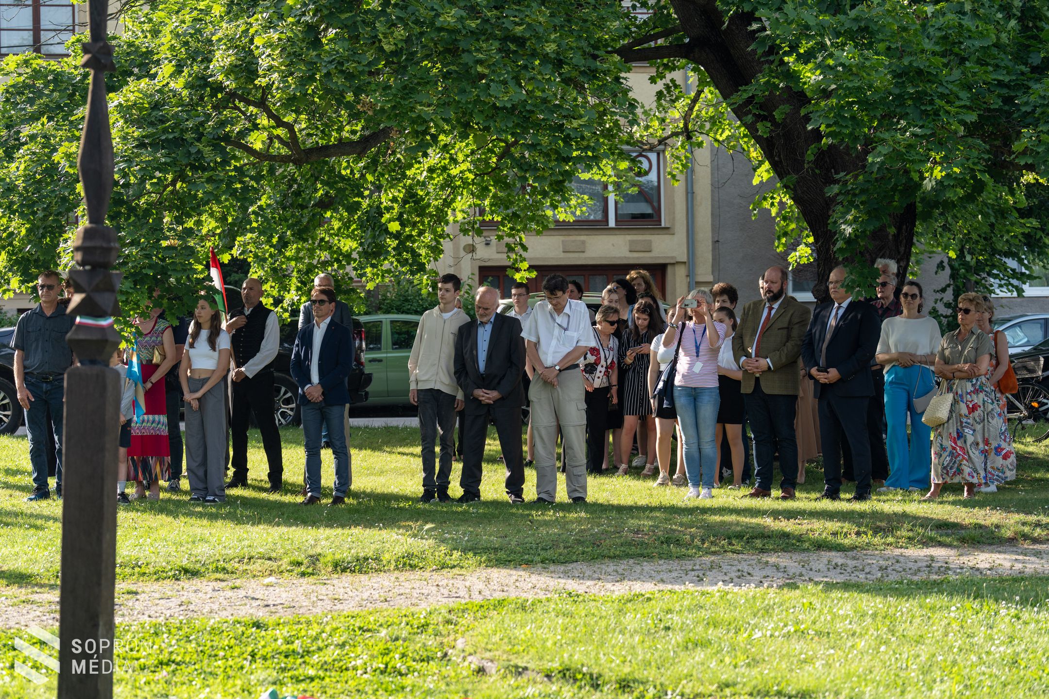 Nemzeti Összetartozás Napja ünnepség a soproni Barátság parkban