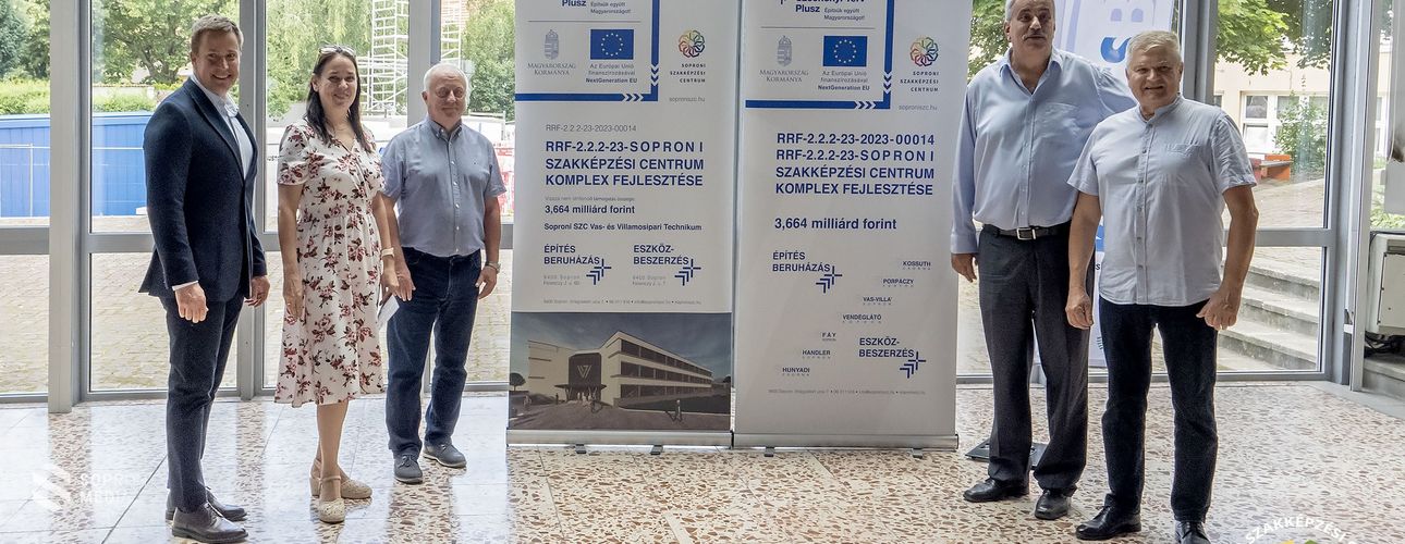 Bemutatták a Vas- és Villamosipari Technikum épületének fejlesztési tervét