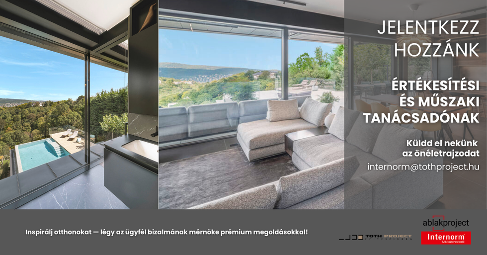 Internorm Gyere hozzánk Értékesítési és Műszaki Tanácsadónak