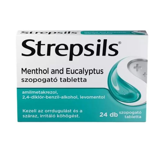Strepsils Menthol and eucalyptus szopogató tabl. (24x)