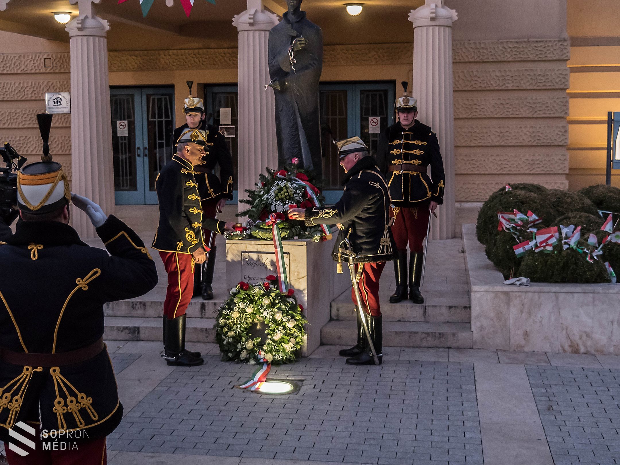 Az 1848-49-es forradalom és szabadságharc hőseire emlékeztek a Soproniak