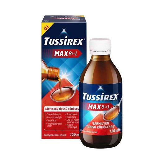 Tussirex Max 8in1 szirup (120ml)