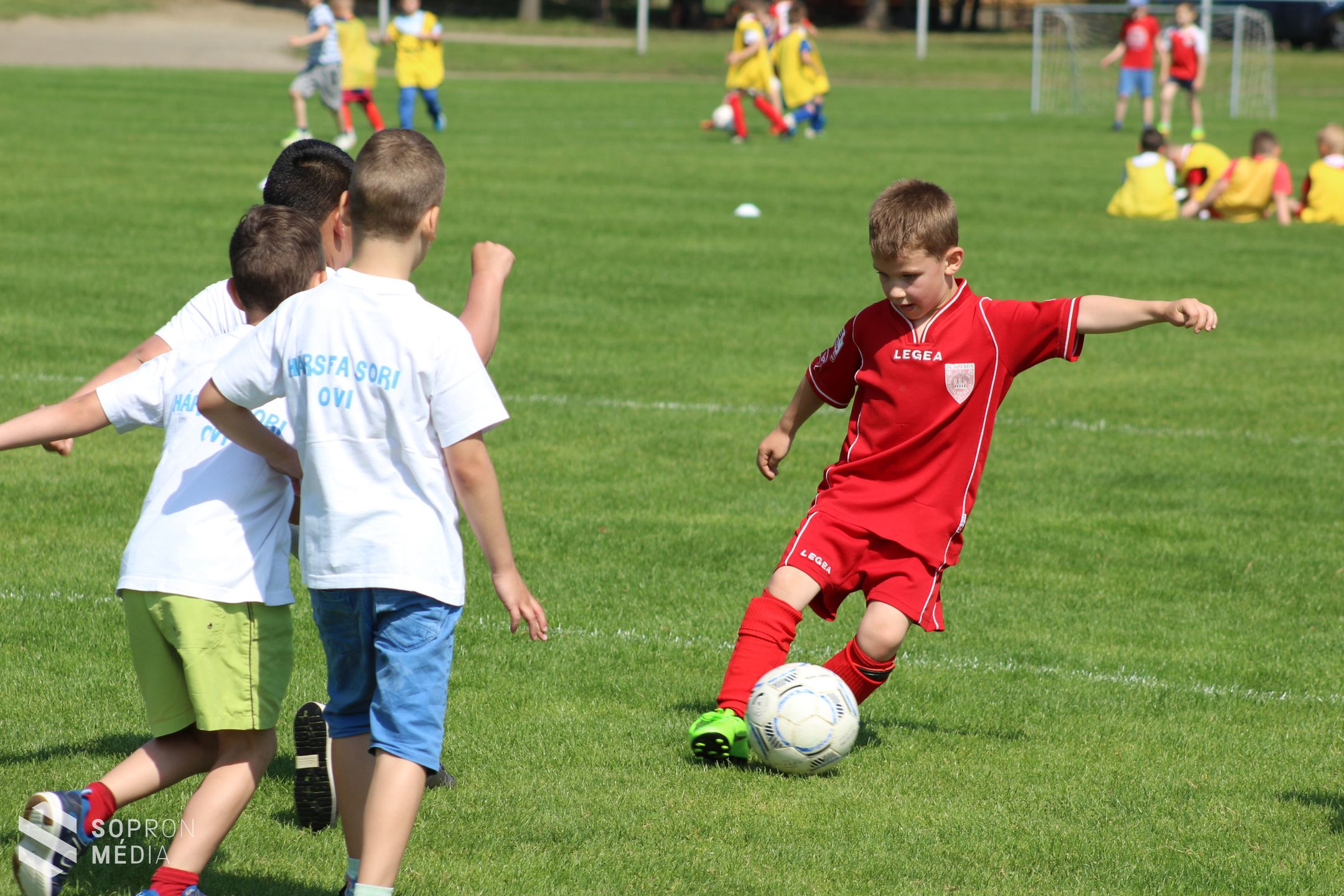 Közel kétszáz óvodás focizott az Ágfalvi úton (galéria)