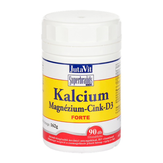 JutaVit Calcium+Magnézium+Cink tabletta forte (90x)