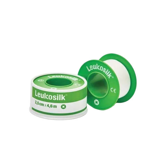 Leukosilk ragtapasz 4,6m x 2,5 cm (1x)