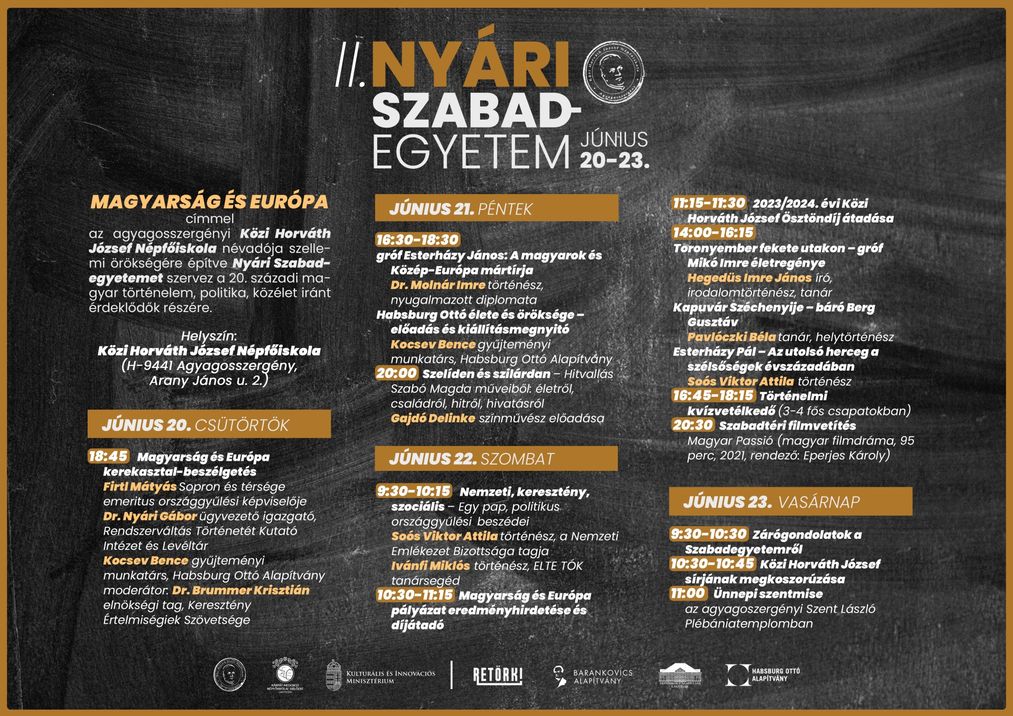 II. Nyári Szabadegyetem | Magyarság és Európa