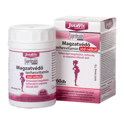 Jutavit Magzatvédő Terhesvitamin Jód nélküli tabl. (60x)